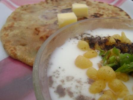 Rajma Parantha - Hot and crispy breakfast